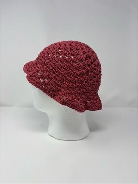 Terra Cotta Granny Stitch Crochet Bucket Hat